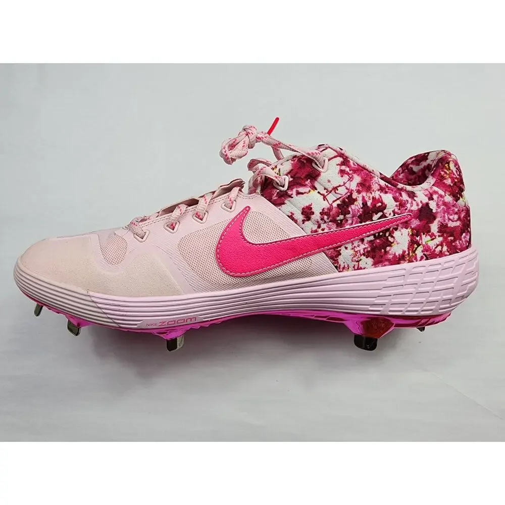 New Nike Exclusive Alpha Huarache Elite Baseball Cleats “Mother’s Day” 12